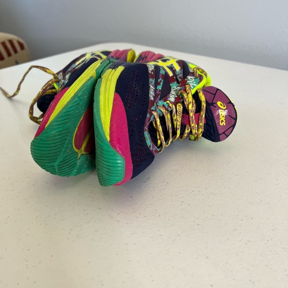 Asics WMNS Gel-Noosa Tri 9 1/2 Purple Yellow T580N-4907 - Picture 8 of 12